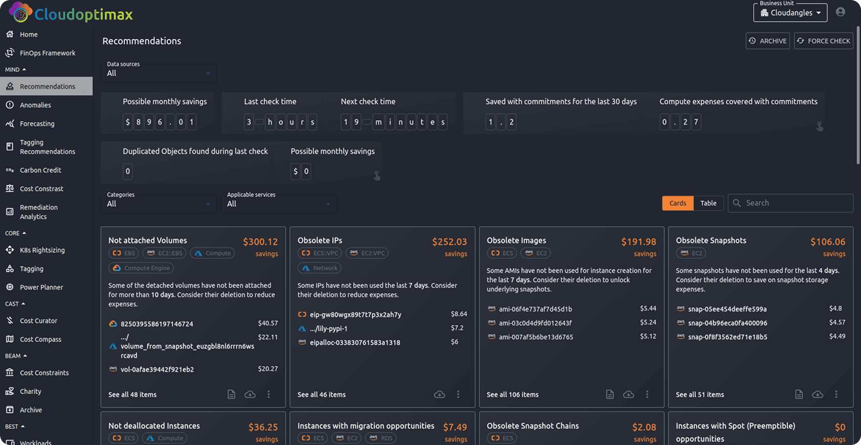 Enhance multi-cloud visibility, automate governance, and optimize cloud spending with intelligent recommendations.